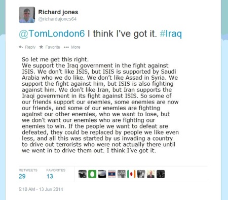More Richard Alan Jones on Middle East Politics
